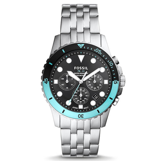 Fossil Analog Men's Watch Stainless Steel Metal Bracelet
