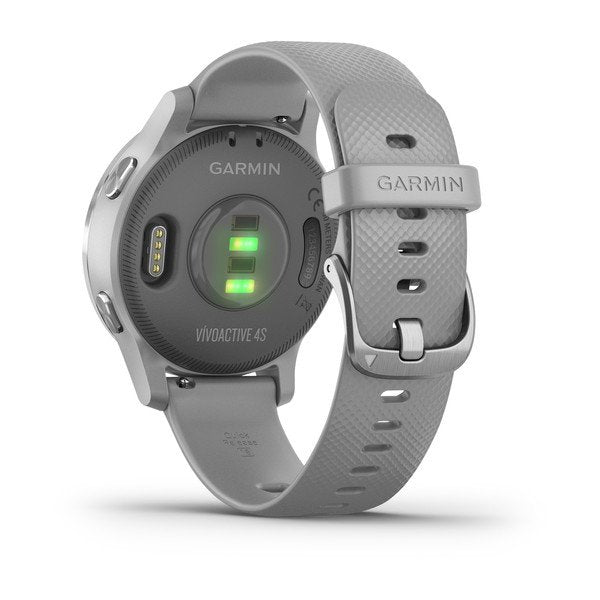 Garmin Vivoactive 4S Powder Gray Silicone Full Display Dial Smart Watch - 010-02172-04