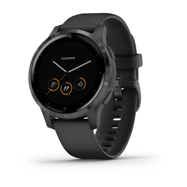 Garmin Vivoactive 4S Black Silicone Full Display Dial Smart Watch - 010-02172-14