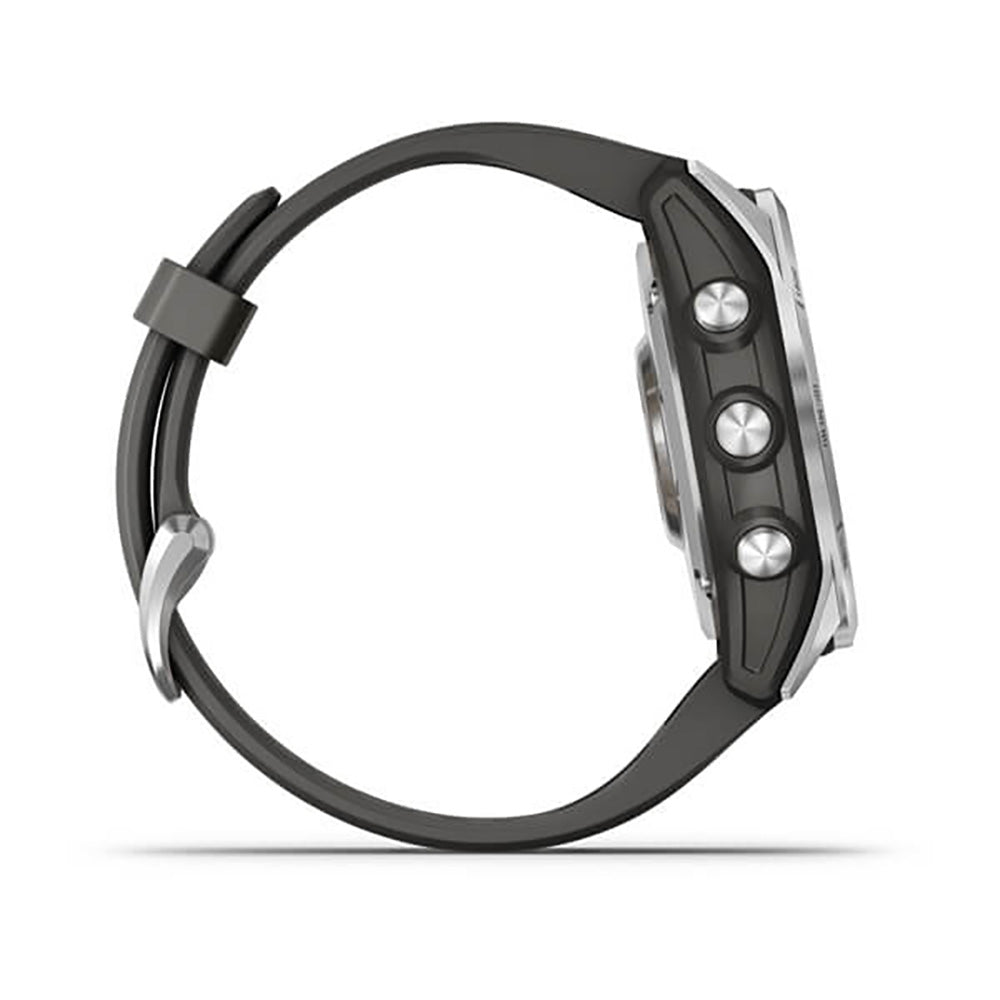 Garmin Fenix 7S Silver With Graphite Band Full Color Display Watch