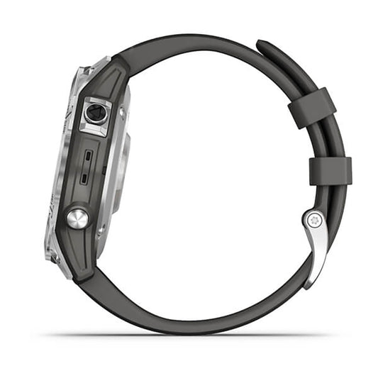 Garmin Fenix 7 Silver Graphite Band Full Display Gps Watch