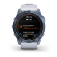 Garmin Fenix 7X Sapphire Solar Mineral Blue DLC Titanium Whitestone Band Full Display Watch