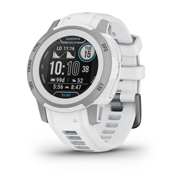 Garmin Instinct 2S Silicone Solar Surf Edition White Full Color Display Dial Watch