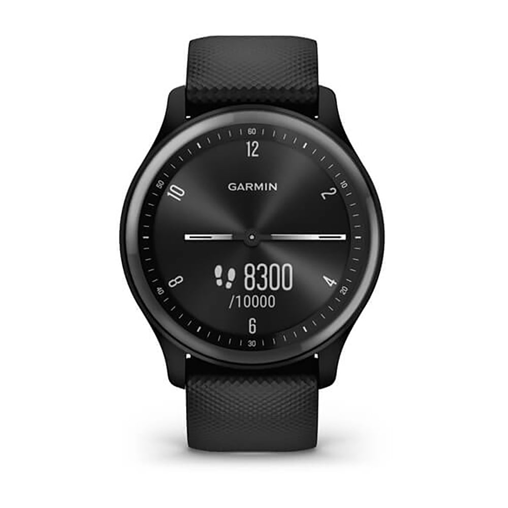 Garmin Vivomove Sport Black Silicone Band Full Display Watch