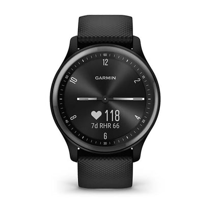 Garmin Vivomove Sport Black Silicone Band Full Display Watch