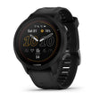 ساعة Garmin Forerunner 955 Solar بحزام سيليكون أسود وشاشة كاملة