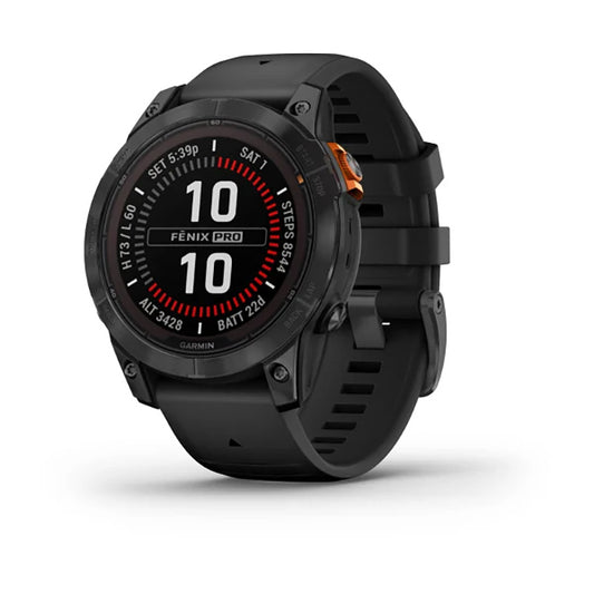 Garmin Fenix 7 Prosolar Edition Slate Gray Black Full Display Dial Watch