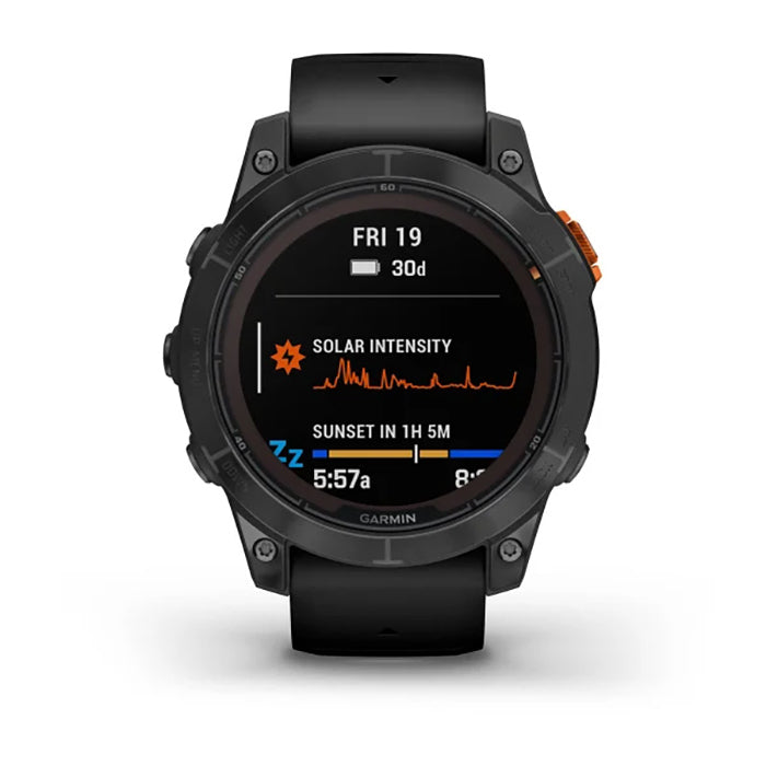Garmin Fenix 7 Prosolar Edition Slate Gray Black Full Display Dial Watch