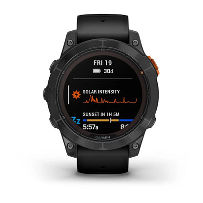 Garmin Fenix 7 Prosolar Edition Slate Gray Black Full Display Dial Watch
