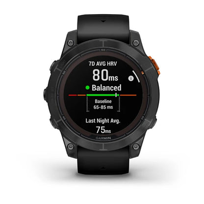 Garmin Fenix 7 Prosolar Edition Slate Gray Black Full Display Dial Watch