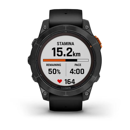 Garmin Fenix 7 Prosolar Edition Slate Gray Black Full Display Dial Watch