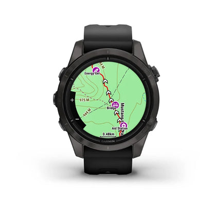 Garmin Epix Gen 2 Sapphire Edition Carbon Grey DLC Titanium With Black Band