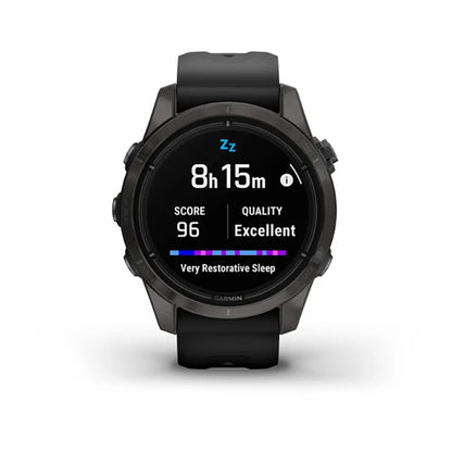 Garmin Epix Gen 2 Sapphire Edition Carbon Grey DLC Titanium With Black Band