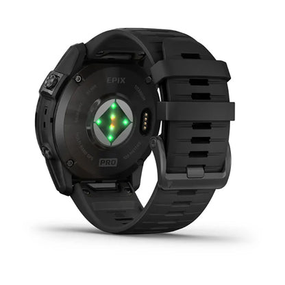 Garmin Epix Pro Gen 2 Sapphire Edition 51mm Carbon Gray DLC Titanium Black Silicone Full Display Watch