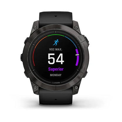 Garmin Epix Pro Gen 2 Sapphire Edition 51mm Carbon Gray DLC Titanium Black Silicone Full Display Watch
