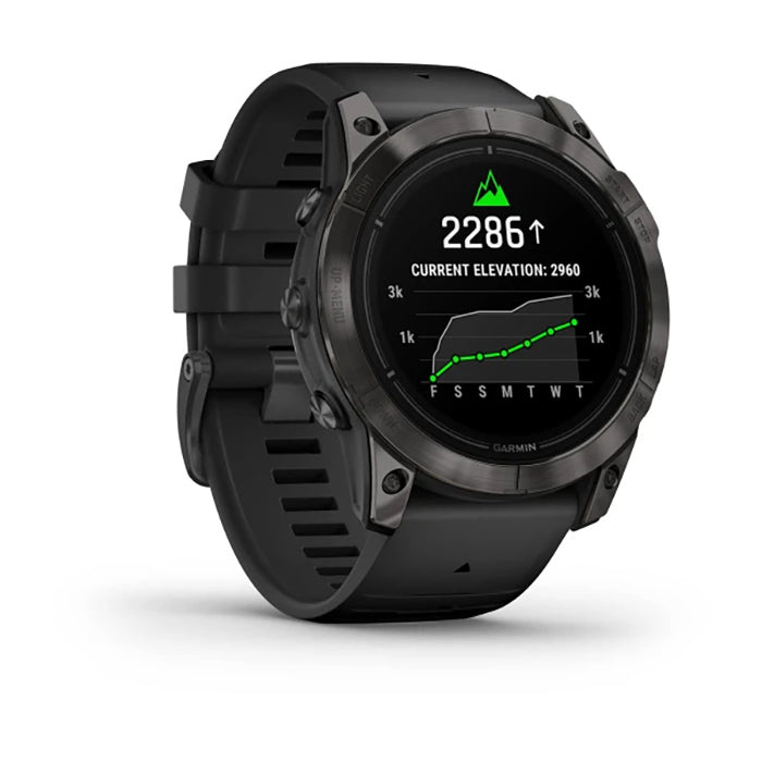 Garmin Epix Pro Gen 2 Sapphire Edition 51mm Carbon Gray DLC Titanium Black Silicone Full Display Watch