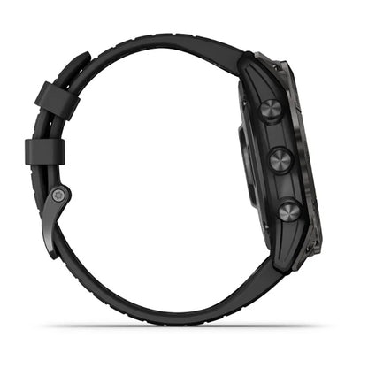 Garmin Epix Pro Gen 2 Sapphire Edition 51mm Carbon Gray DLC Titanium Black Silicone Full Display Watch