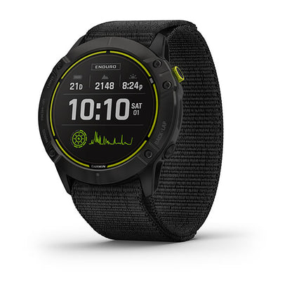 Garmin Enduro Nylon Black Strap Full Color Display Dial Watch