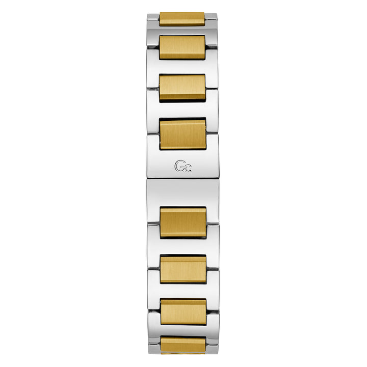 Gc Women's Watch Silver & Gold Tone Case Quartz