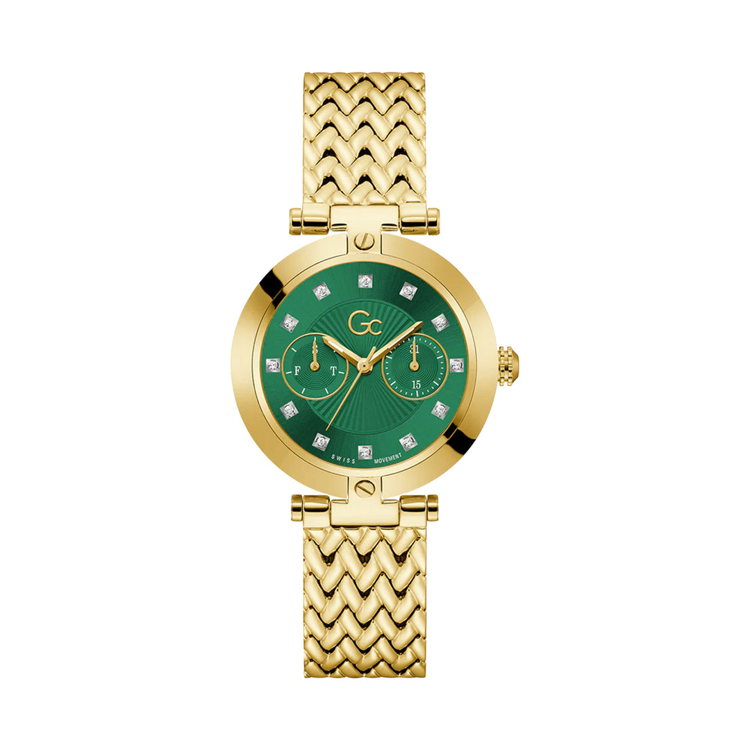Gc Ladies Watch Yellow Gold Tone Case Quartz – The Watch House