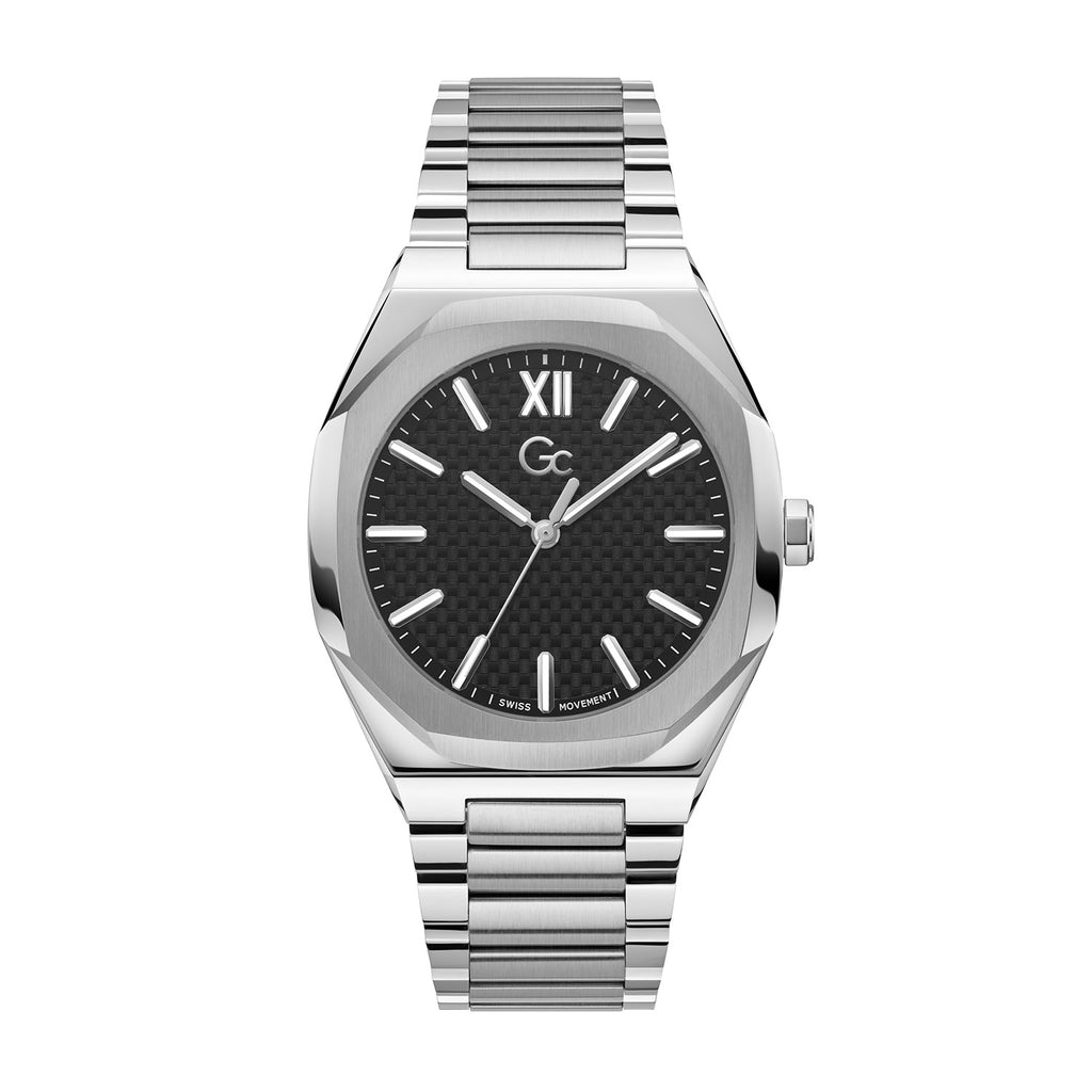 Shop Gc Men's Watch Silver Tone Case Quartz - The Watch House UAE