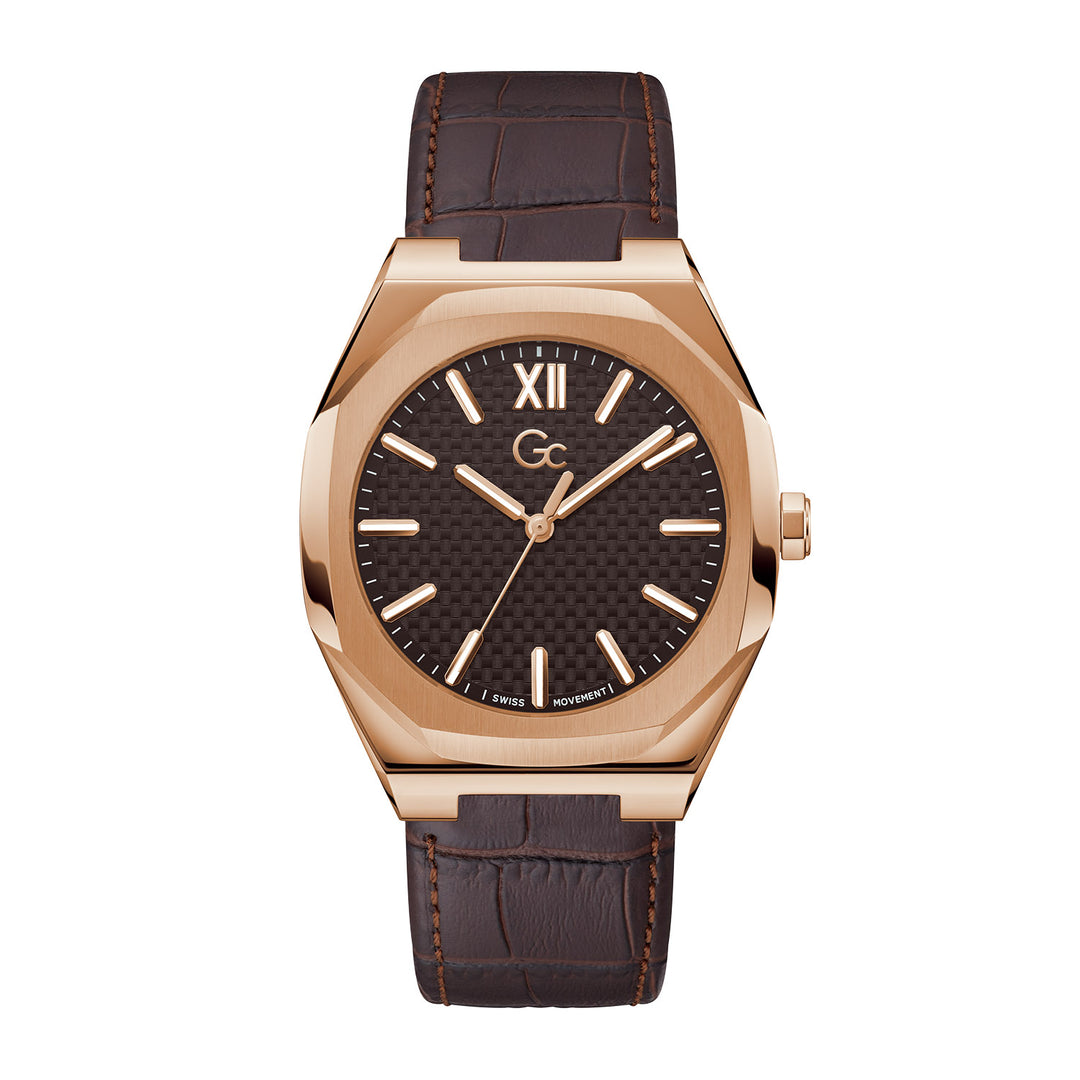 Gc Men's Watch Rose Gold Tone Case Quartz – The Watch House