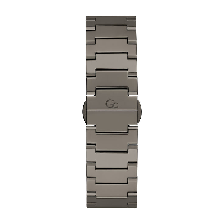 Gc Men's Watch Gunmetal Tone Case Quartz