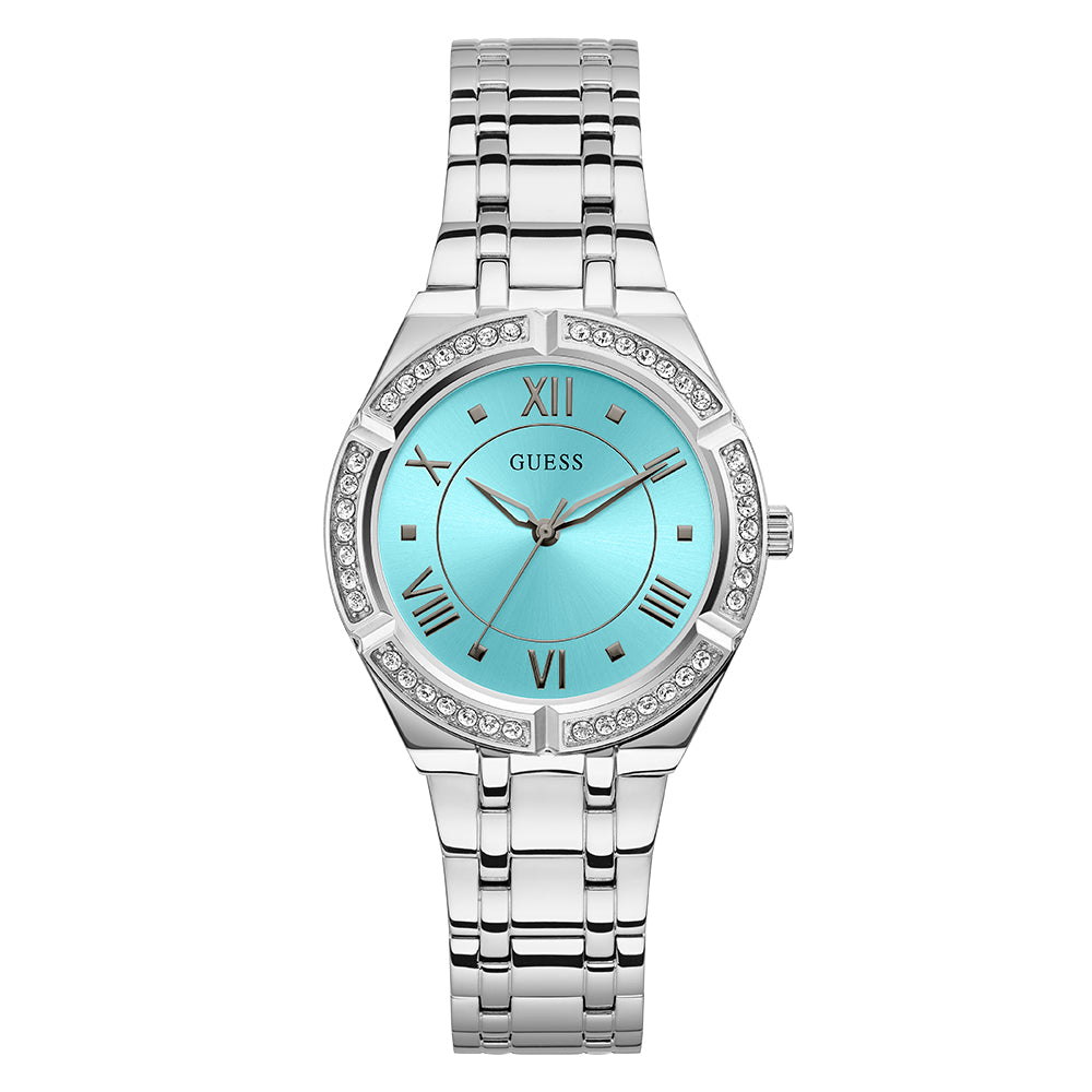 Guess Women's Watch Silver Tone Case Quartz