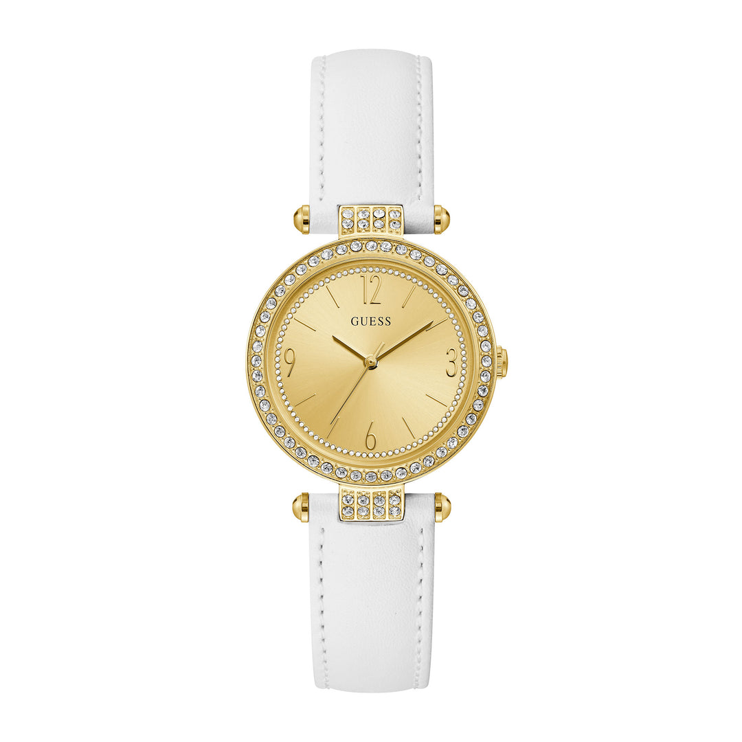 Guess Women's Watch Gold Tone Case Quartz