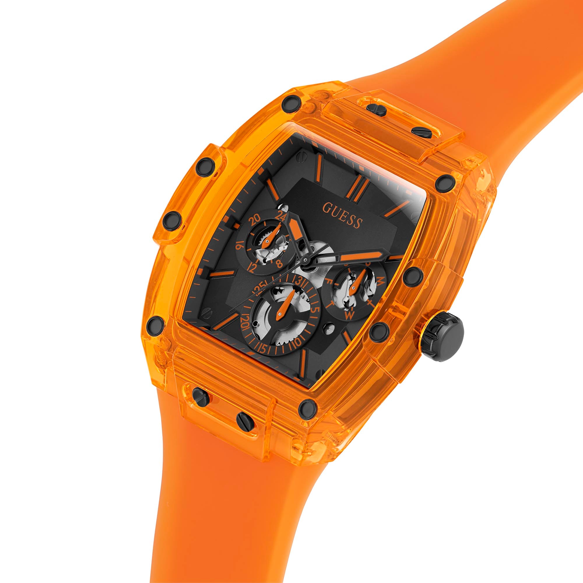 Guess 2025 orange watch