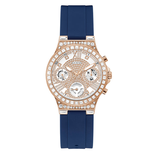 Guess Women's Watch Rose Gold Tone Case Quartz