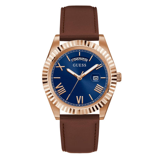 Guess Women's Watch Rose Gold Tone Case Quartz