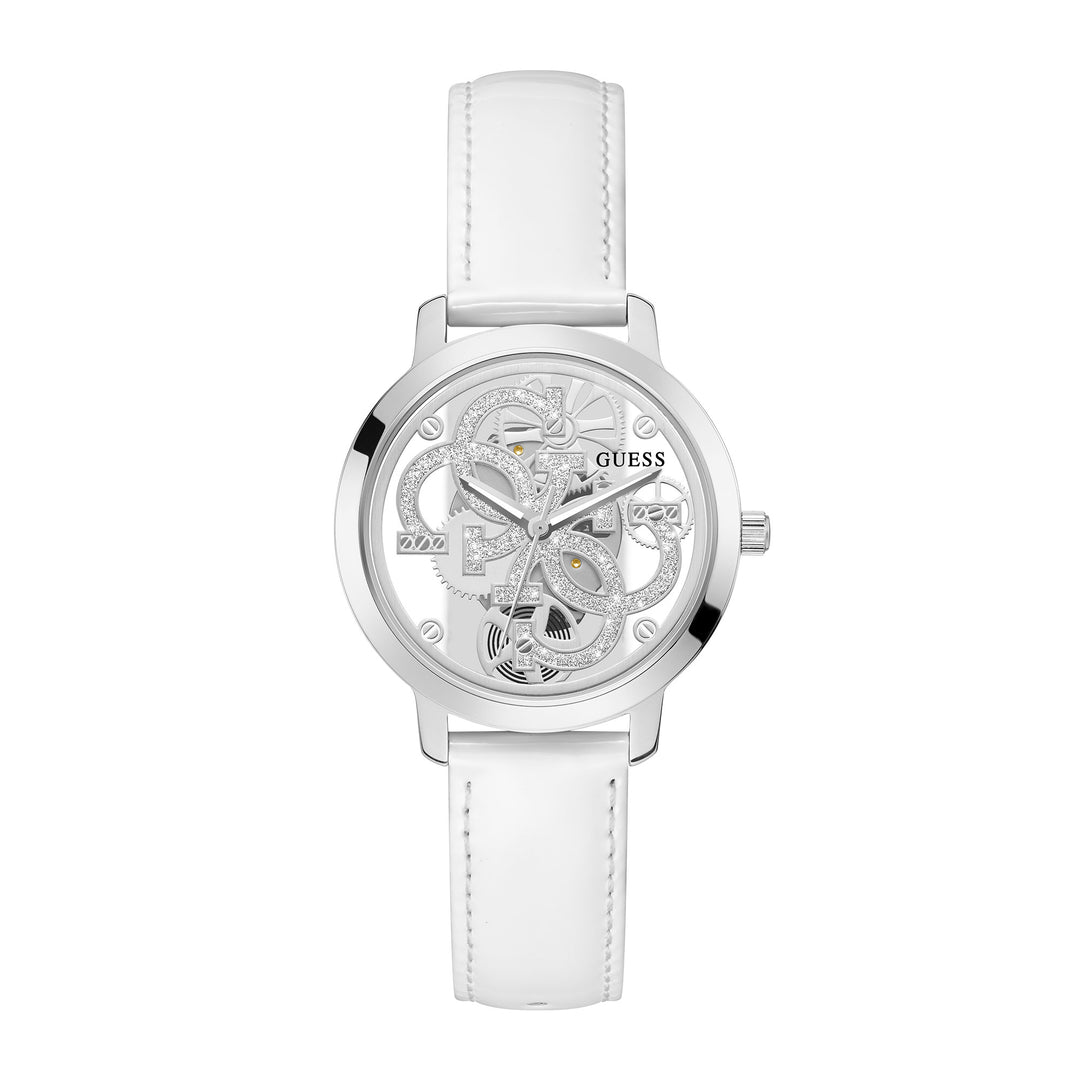 Guess Women's Watch Silver Tone Case Quartz