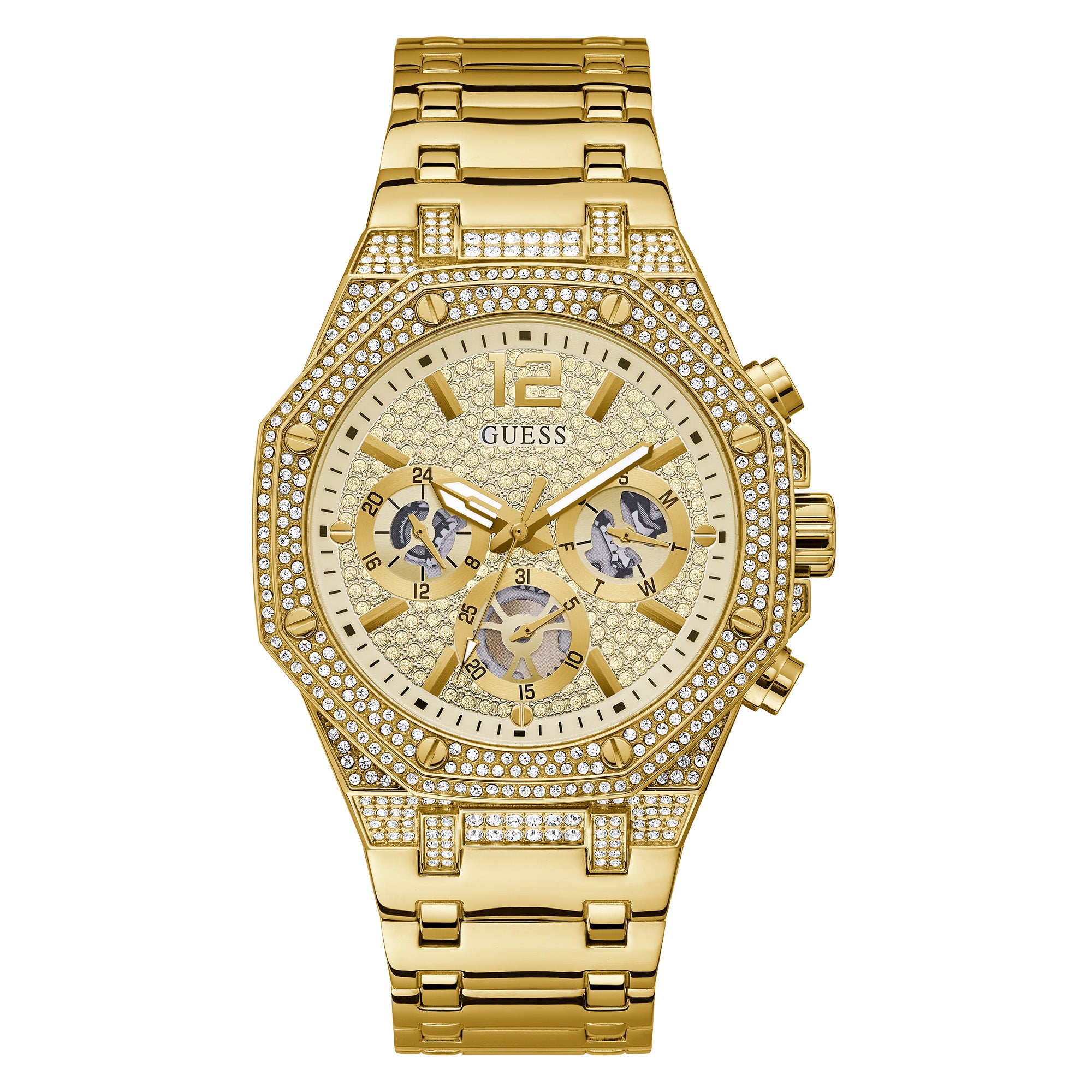 Guess Men's Watch Gold Tone Case Quartz – The Watch House