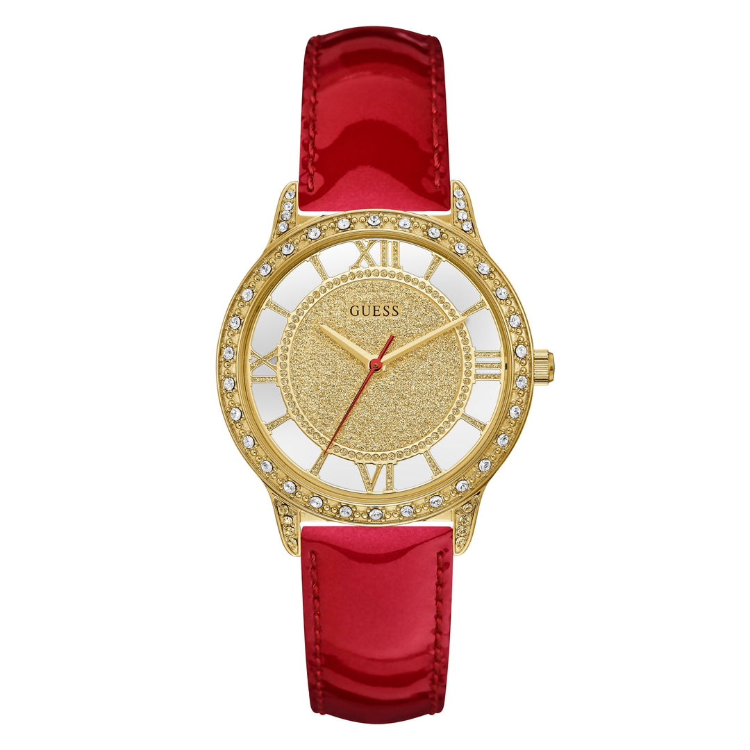 Guess Women's Watch Gold Tone Case Quartz