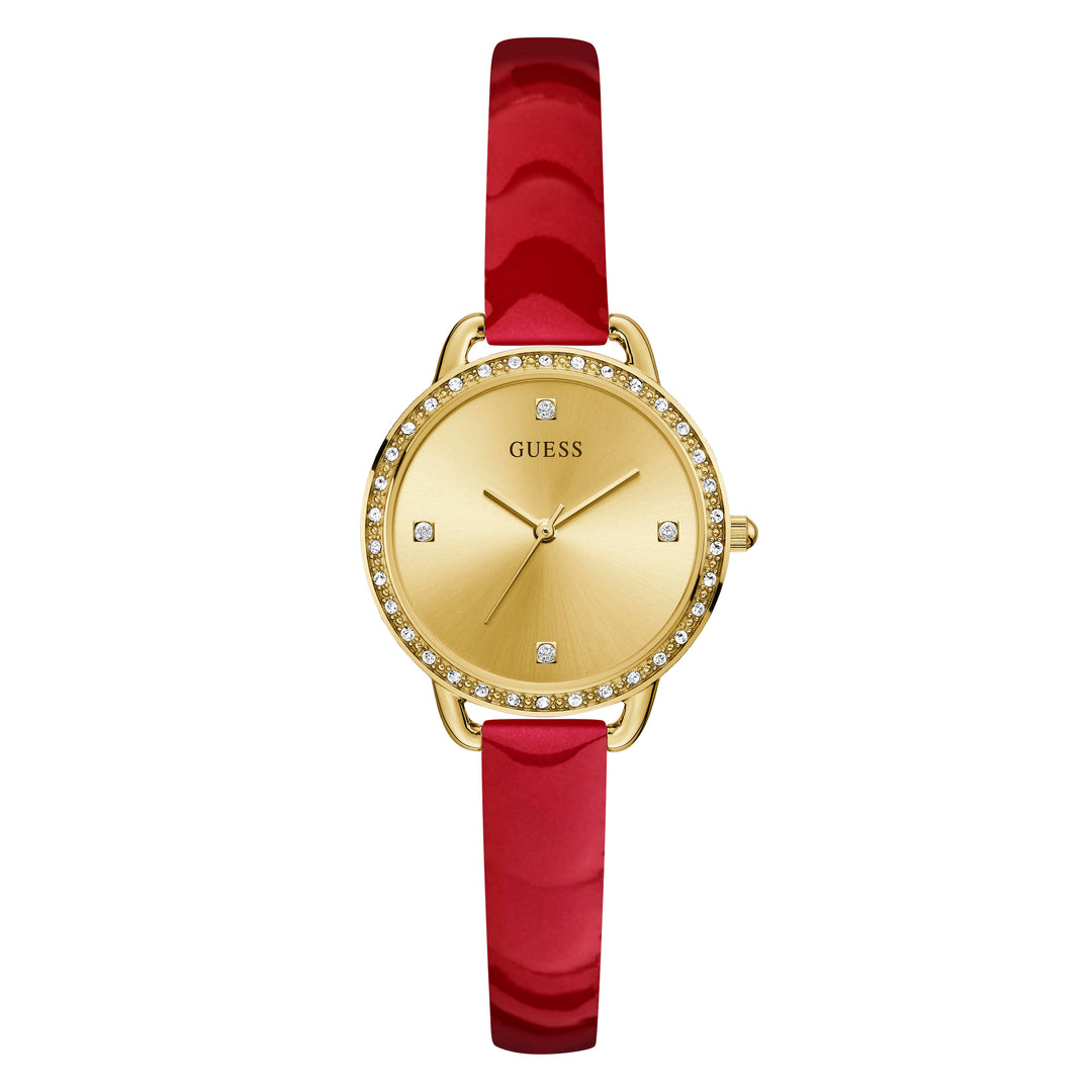 Guess Women's Watch Gold Tone Case Quartz