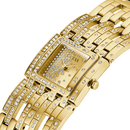 Guess Women's Watch Gold Tone Case Quartz