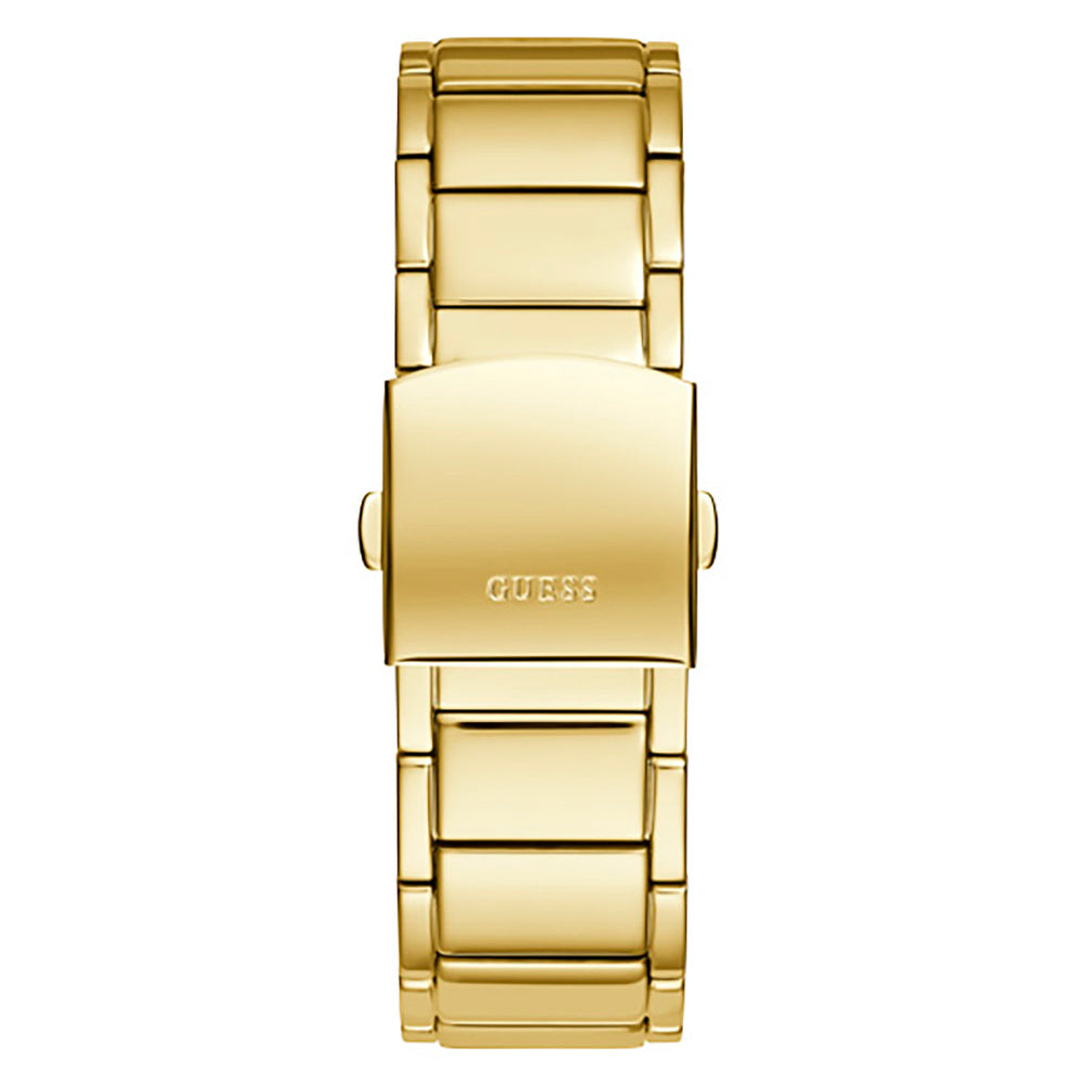 Guess Men's Watch Gold Tone Case Quartz