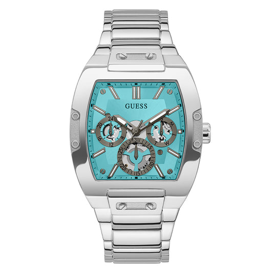 Guess Men's Watch Silver Tone Case Quartz