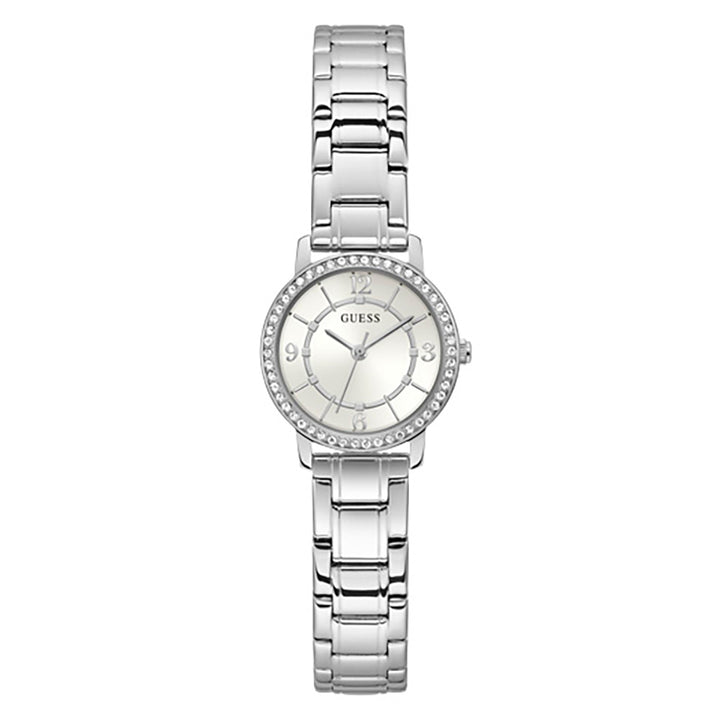 Guess Women's Watch Silver Tone Case Quartz