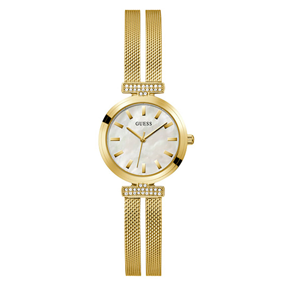 Guess Women's Watch Gold Tone Case Quartz