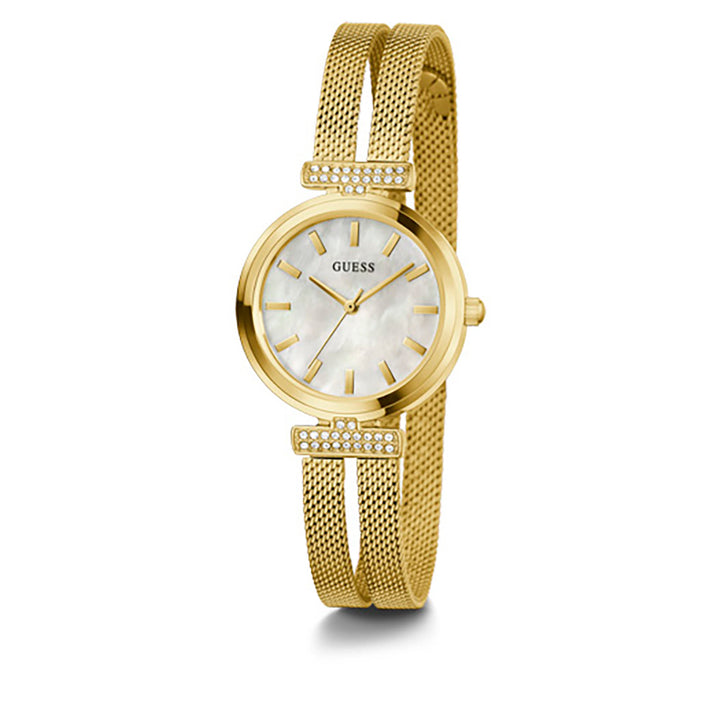 Guess Women's Watch Gold Tone Case Quartz