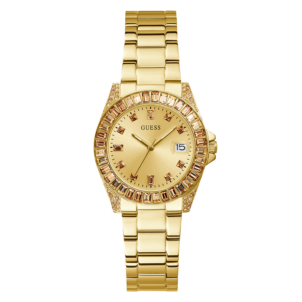 Guess gold watch womens cheap price