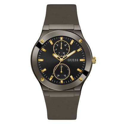 Guess Men's Watch Grey Tone Case Quartz