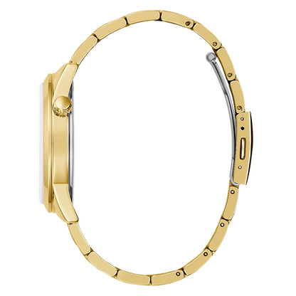 Guess Men's Watch Gold Tone Case Quartz