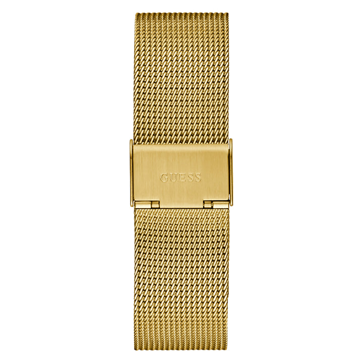 Guess Men's Watch Gold Tone Case Quartz