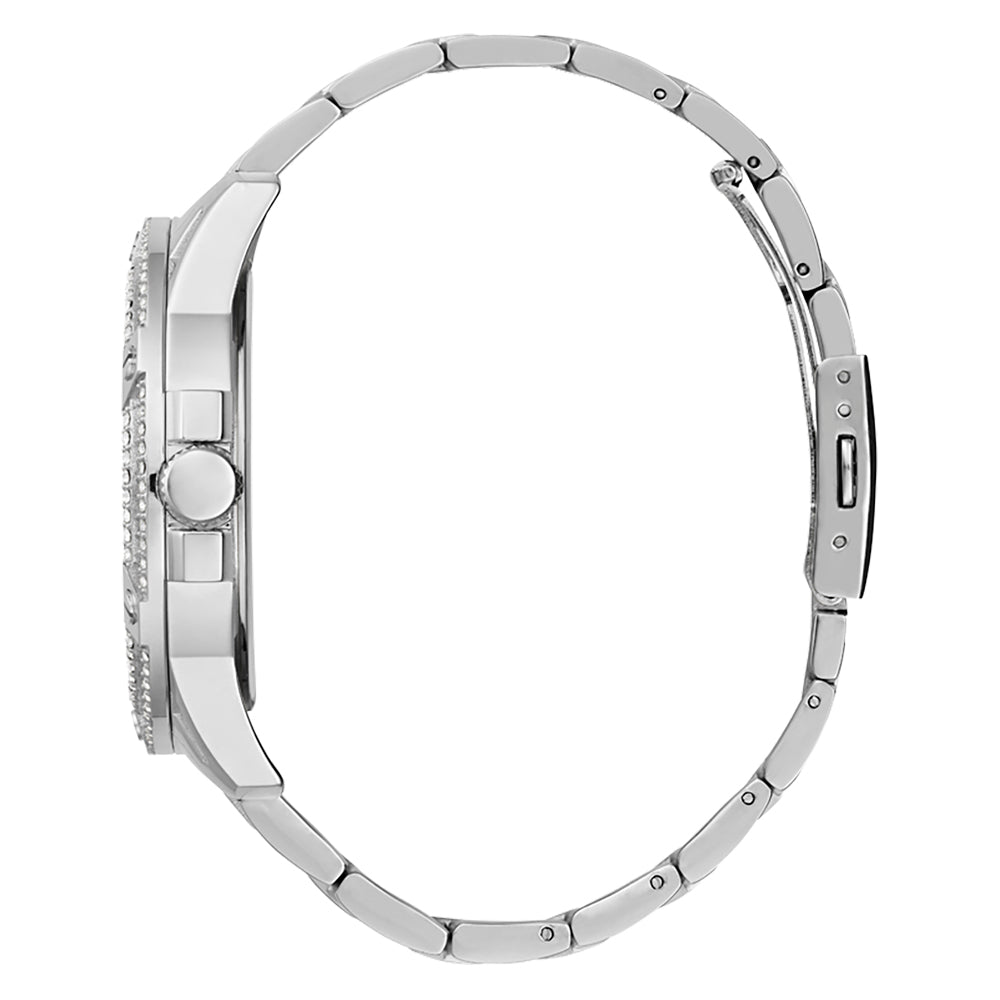 Guess Men's Watch Silver Tone Case Quartz