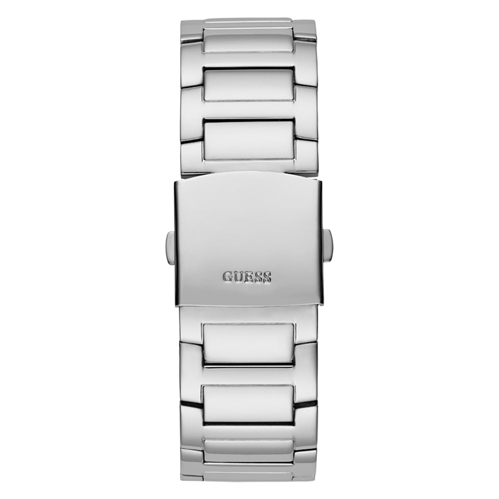 Guess Men's Watch Silver Tone Case Quartz