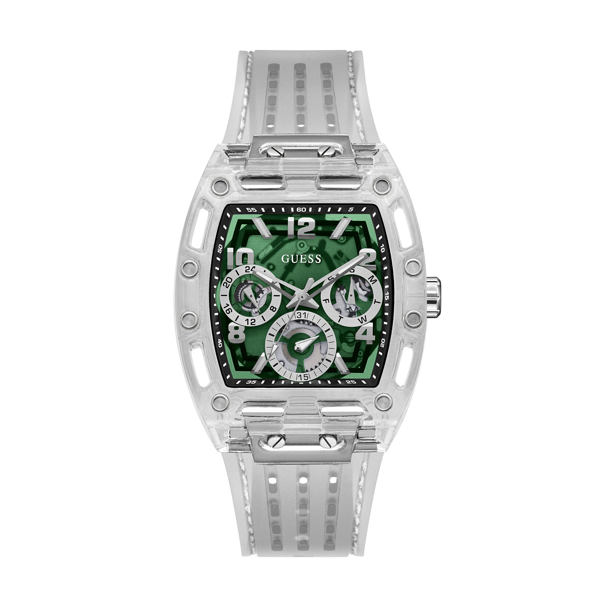 Guess green dial watch best sale