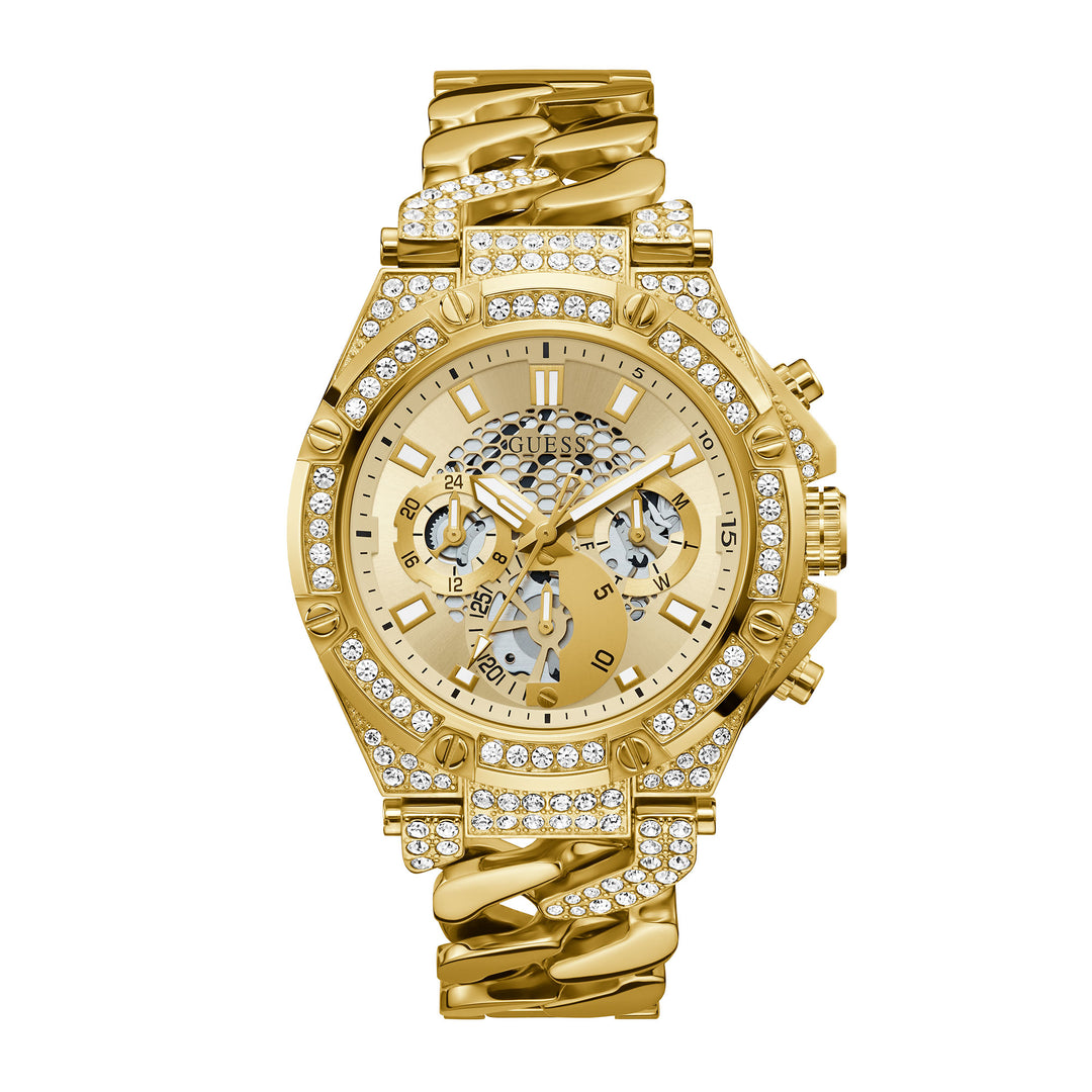 Guess Women's Watch Gold Tone Case Quartz